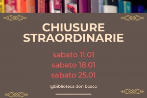 Chiusure straordinarie