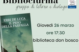 Gruppo di lettura - Il peso della farfalla