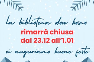 Chiusure per le festività natalizie