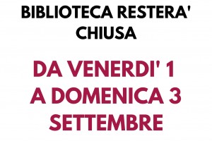 Chiusura biblioteca