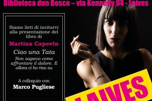 Giovedì 30 marzo 2023
Presentazione "Ciao una Tata" di Martina Capovin