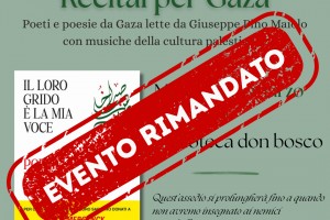 Recital per Gaza - RIMANDATO