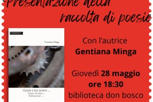 Presentazione della raccolta di poesia "Tempi che sono"
