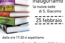 Inaugurazione nuova sede punto di prestito a S. Giacomo